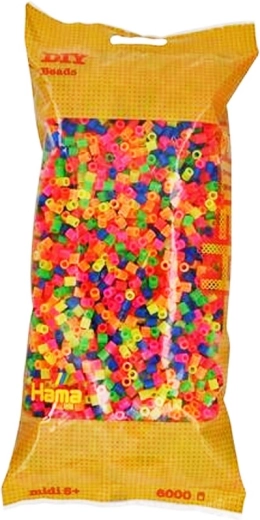 Neonové zažehlovací korálky 6000 ks