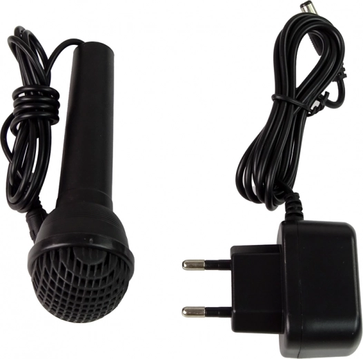 Mikrofon a LED světla pro více zábavy