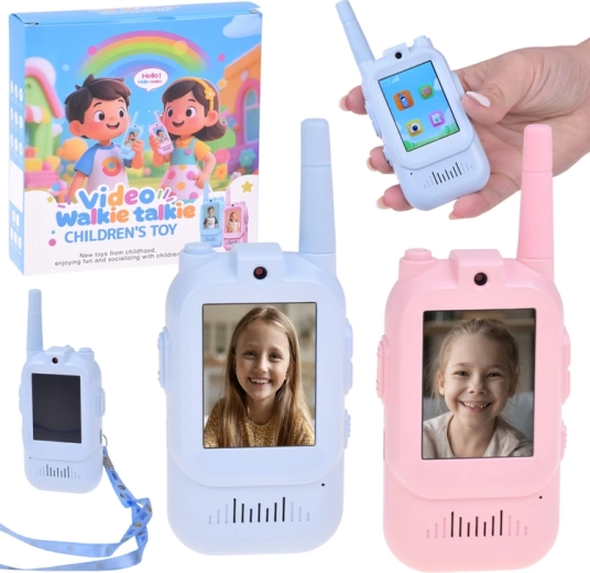 XREC video vysílačky pro děti (sada 2 ks) s 2" LCD a kamerou