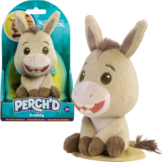 Plyšový Oslík na rameno Shrek Perch’d 11,5 cm