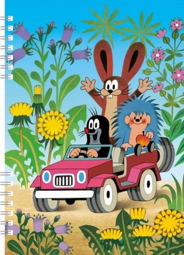 Zápisník A5 s Kroužkovou Vazbou - Krtek