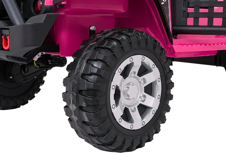 Měkká EVA kola a dvojité odpružení