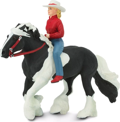Safari Ltd. figurka jezdkyně na koni