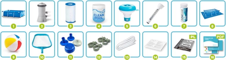 Kompletní set 16v1 pro čistou vodu