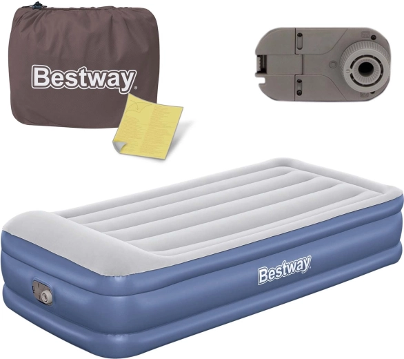 Nafukovací matrace s integrovanou elektrickou pumpou 191 × 97 × 46 cm BESTWAY