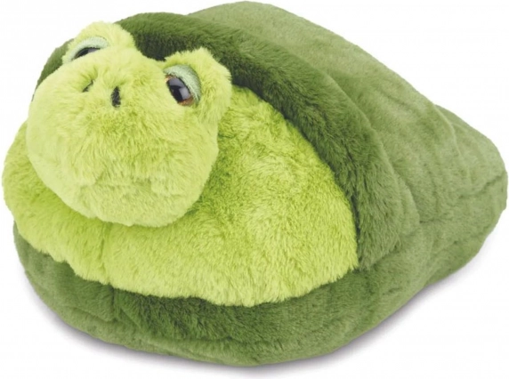 Cozy Noxxiez hřejivý plyšový pantofel želva