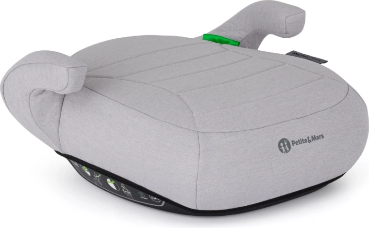 Podsedák PETITE&MARS zuno gentle grey pro děti 125–150 cm