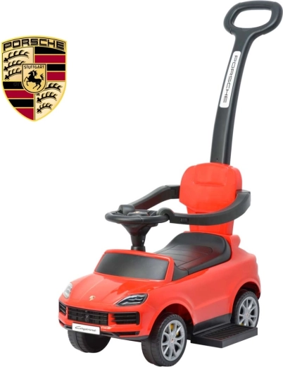 Milly Mally odrážedlo s vodicí tyčí Porsche Cayenne červené