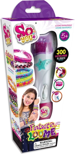 Tasia zaplétací sada na výrobu náramků z gumiček – 300 ks bez latexu