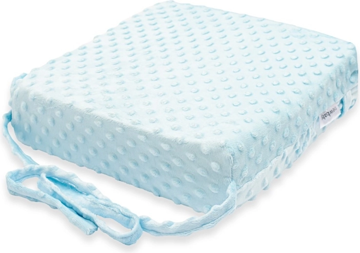 Dětský podsedák na židli New Baby Standard Minky modrý