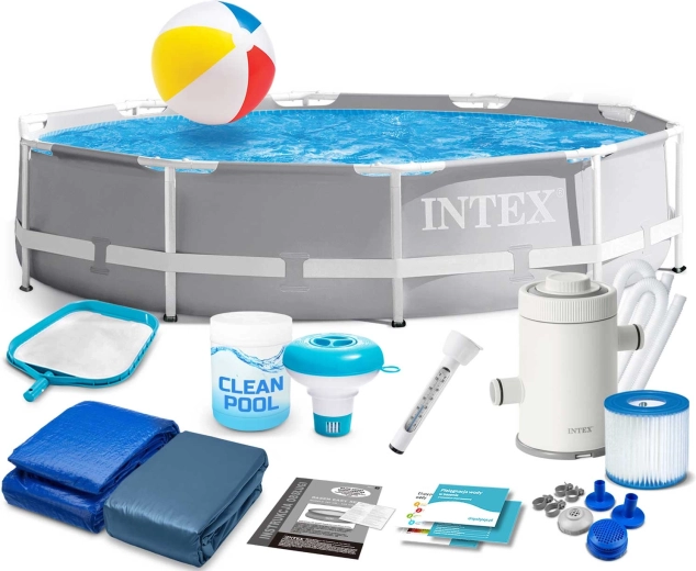 Zahradní rámový bazén 305 × 76 cm set INTEX