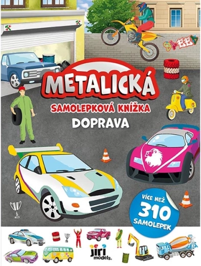 Metalická samolepková knížka doprava