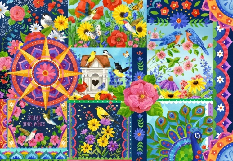 Puzzle Barvy jara 1000 dílků BLUEBIRD