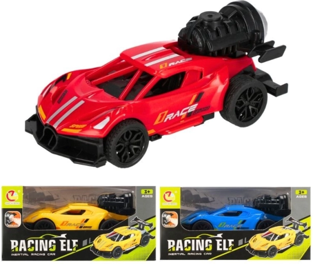 Závodní auto s efektem kouře (vodní mlha) – 3 barvy