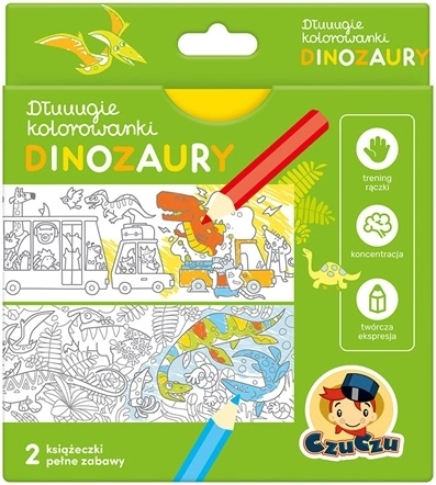 CzuCzu Dlouhé omalovánky Dinosauři