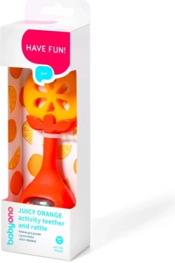 Stimulující chrastítko 2 v 1