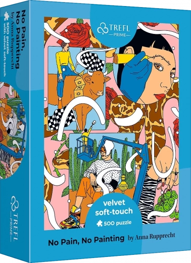 Trefl puzzle Velvet Soft Touch UFT 500 dílků – žádná bolest, žádné malby