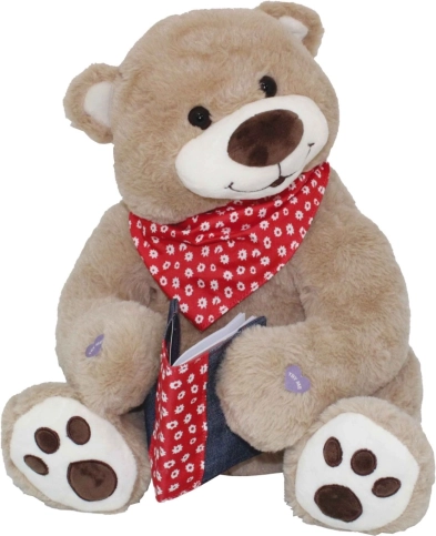 Pohádkový medvídek Max – plyšový vypravěč se 3 českými pohádkami, 36 cm