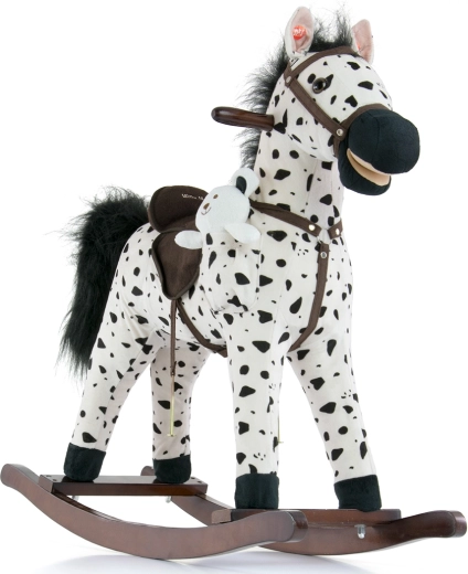 Milly Mally houpací koník Mustang black dot