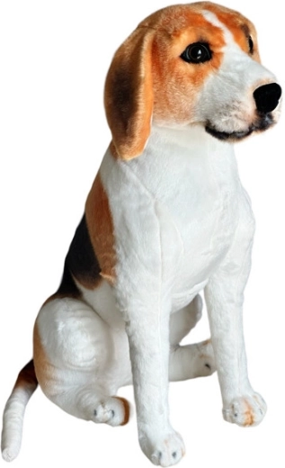 Plyšový pes Beagle sedící 65 cm DUBI