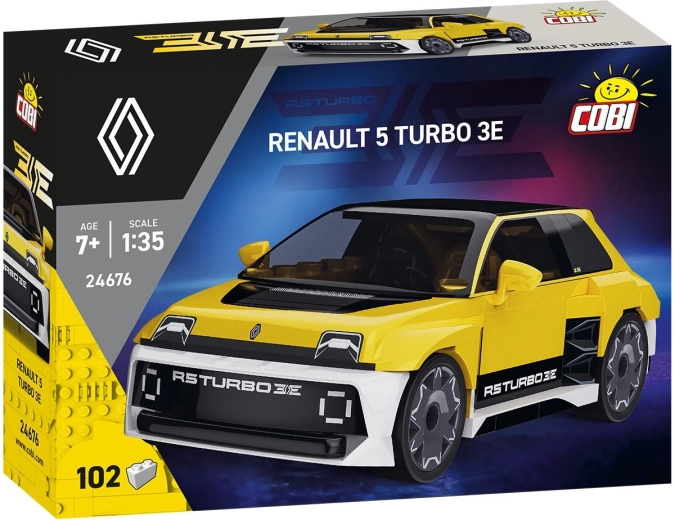 Cobi Renault 5 Turbo 3E stavebnice 1:35 (102 dílků)