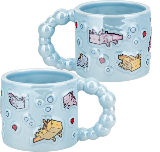 Minecraft hrnek axolotl