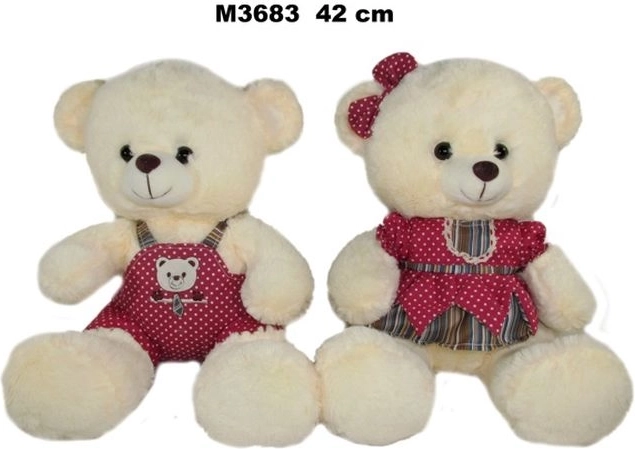 Plyšový medvídek Miś s oblečky 42 cm