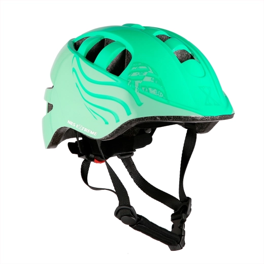 Helma NILS EXTREME MTW08 – zelená freestylová přilba na kolo, brusle a koloběžku – XS(48-55cm)