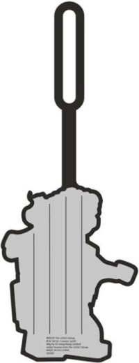 Kontaktní štítek na zadní straně