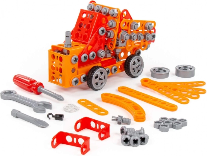 235 dílků a dětské nástroje