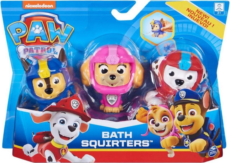 Paw Patrol – sada 3 koupacích hraček