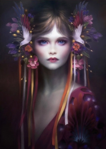 Grafika puzzle Květ 500 dílků