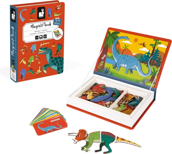 Janod Magnetibook dinosauři