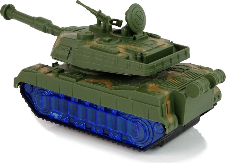 Modré LED efekty a zvuky motoru