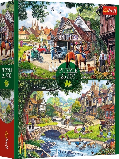 Puzzle 2×500 – Idylický život