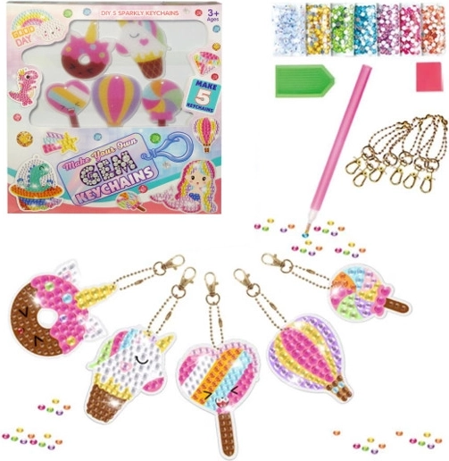 Kreativní DIY sada na výrobu klíčenek