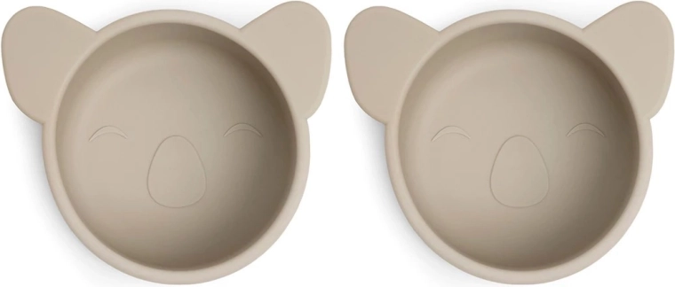 NUUROO silikonová mistička koala rosa, 2 ks
