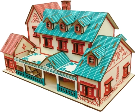 Woodcraft dřevěné 3D puzzle Vila Narat