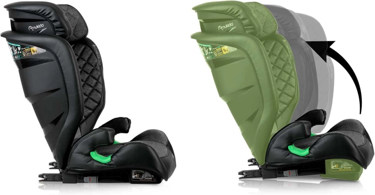 Roste s dítětem: 12 poloh opěrky hlavy