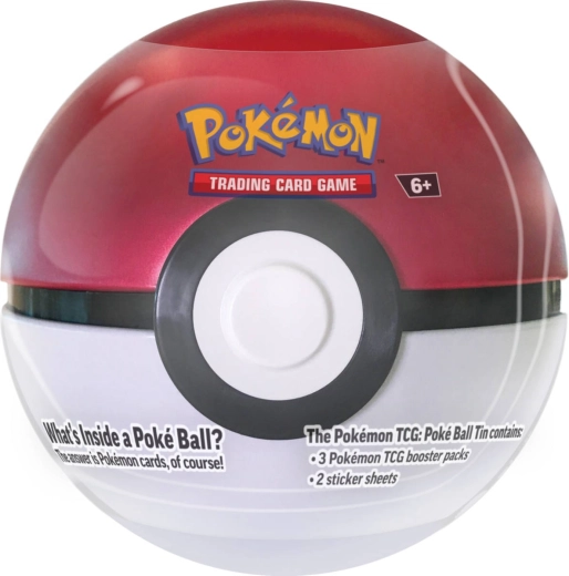 Plechovka ve tvaru Poké Ballu (sběratelský kousek i úložný box)