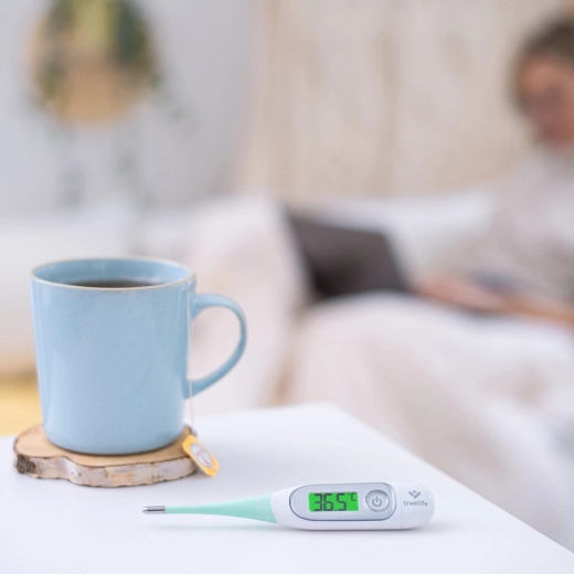 Rychlý digitální teploměr s barevným displejem