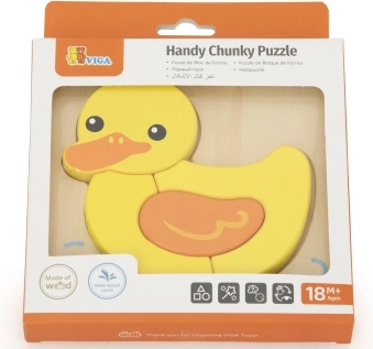 Dřevěné puzzle – kačenka pro nejmenší
