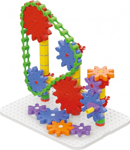130 barevných dílů pro 3D stavby