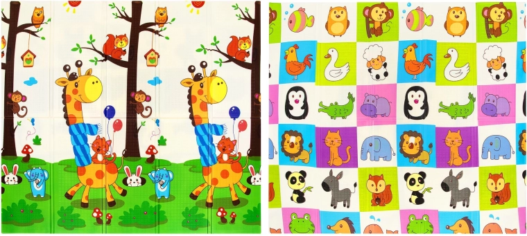 Oboustranný design, který děti baví