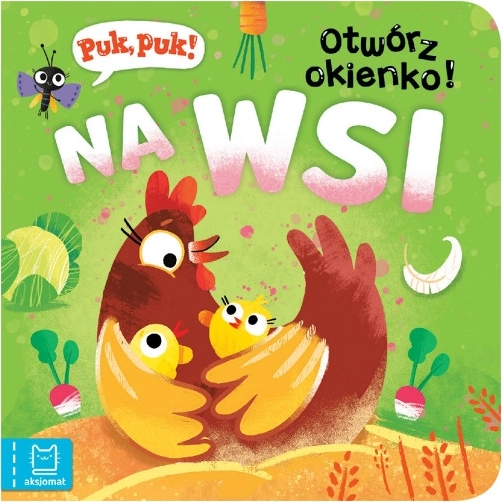 Puk, puk! Otevři okénko! Na vesnici – interaktivní knížka s okénky