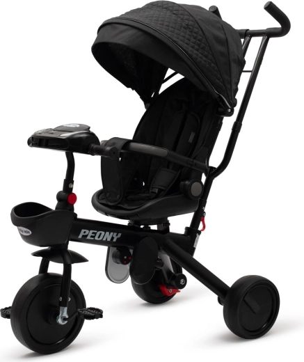 Dětská tříkolka Baby Mix Peony EVA černá