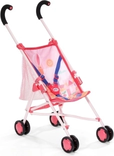 BABY born golfový kočárek se síťkou růžový