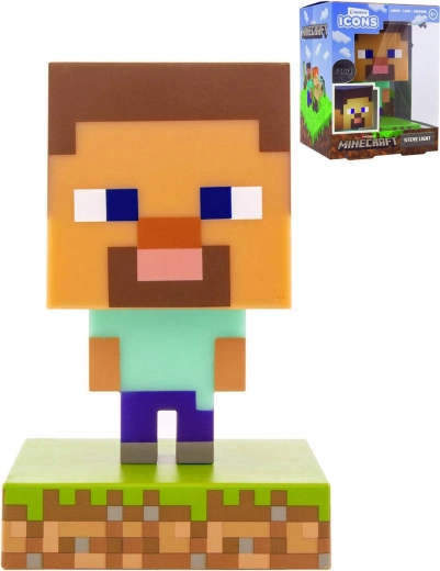 Stolní lampička Minecraft Steve