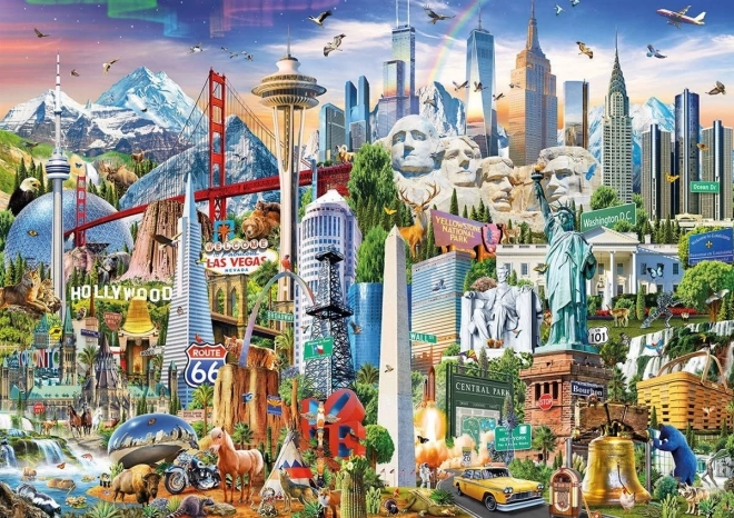 Educa puzzle Divy Severní Ameriky 1500 dílků