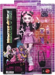 Monster High panenka Draculaura s doplňky a mazlíčkem